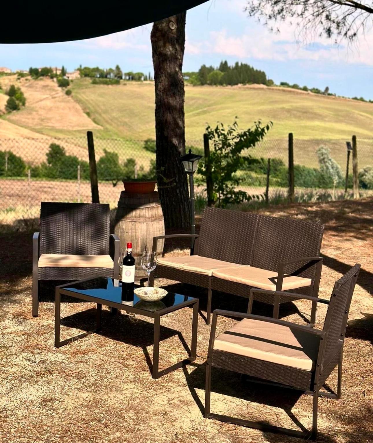 Agriturismo La Terrazza Sul Mangia Siena Luaran gambar